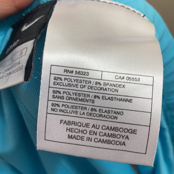 Nike Dri-Fit Sky Blue Dual Slit Skort - Picture 3 of 7